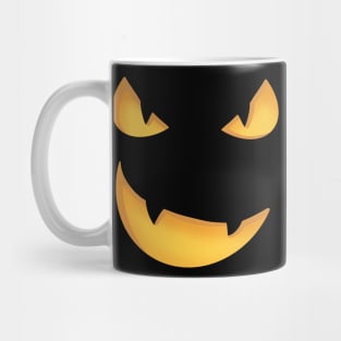 Monster Cat Jack O Lantern Face Mug